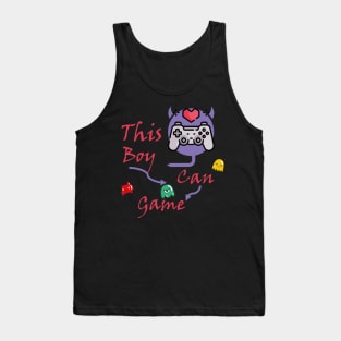 Gaming Controller Birthday funy Gift Gamer This Boy Can Game Tank Top